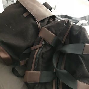 Calvin Klein Backpack/Duffel bag Set